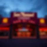 Exterior view of San Manuel Casino showcasing its vibrant entrance