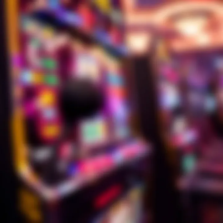 Close-up of a progressive jackpot slot machine with enticing payout potential