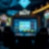 Intricate design of an online slot game interface