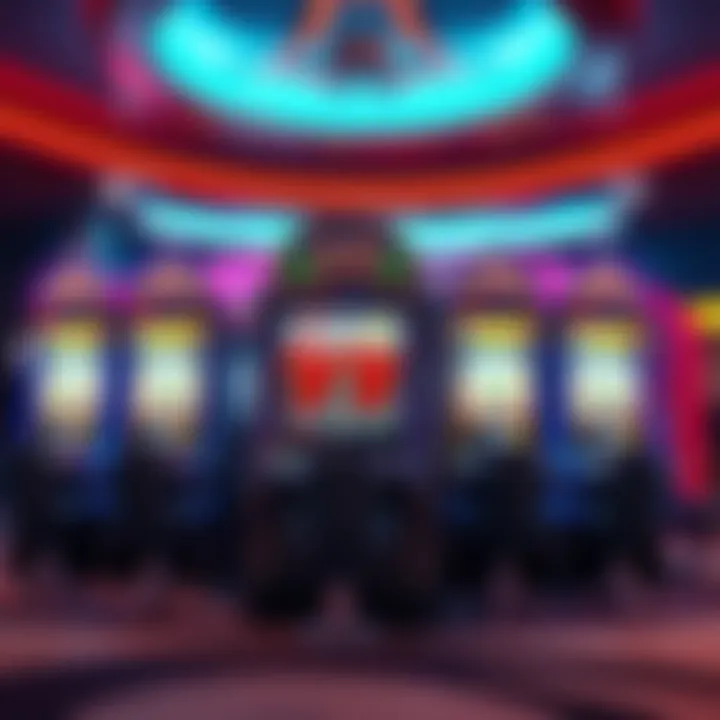 Visual depiction of technological advancements in slot gaming