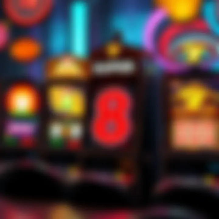 Visual representation of various strategies for playing the Super 8 slot machine effectively