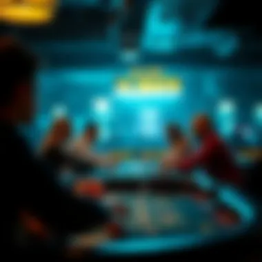 Players engaged in a thrilling game of craps