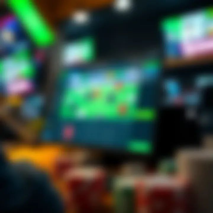 User interface of a top betting site