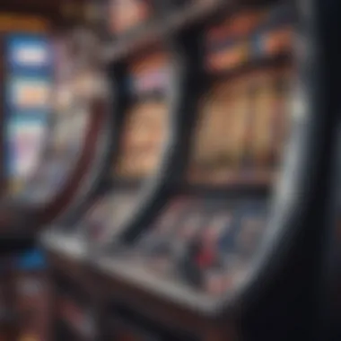 A modern digital slot machine showcasing advanced technology