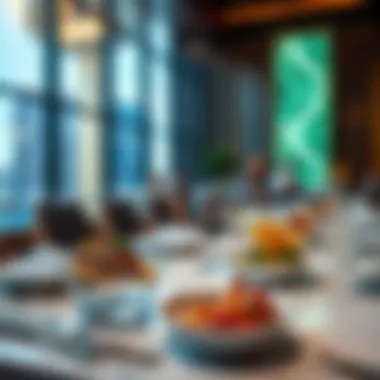 Diverse dining options featuring gourmet cuisine