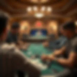 A strategic poker game in progress on PokerStars