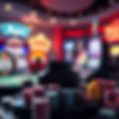 A visual showcasing the diversity of games available in online casinos.