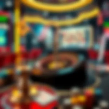 Futuristic design concept for roulette slots, highlighting advancements in gaming technology