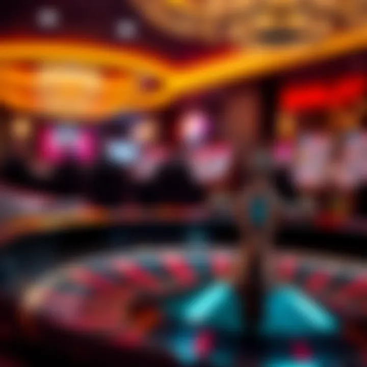 Visualization of psychological elements influencing player decisions in roulette slots