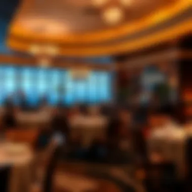 Elegant dining area within The Isles Casino offering a variety of cuisines