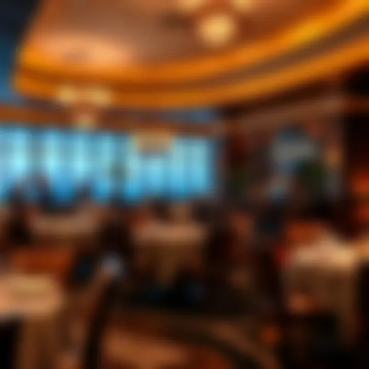 Elegant dining area within The Isles Casino offering a variety of cuisines