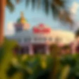 Exterior view of The Isles Casino showcasing its vibrant architecture