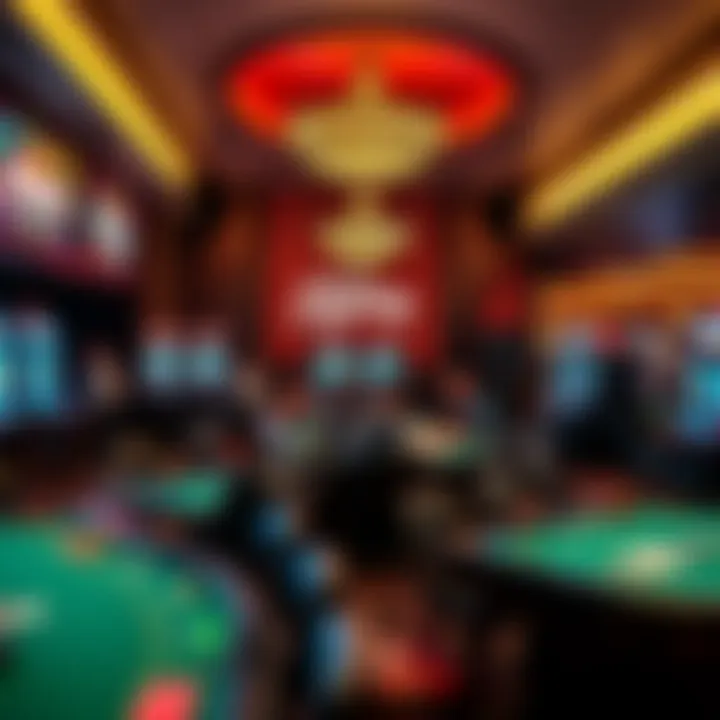 An inviting area for guests to engage in various promotional gaming events