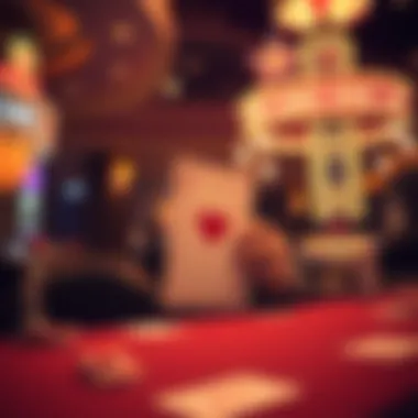 Illustration depicting the concept of the Life Card in a casino setting