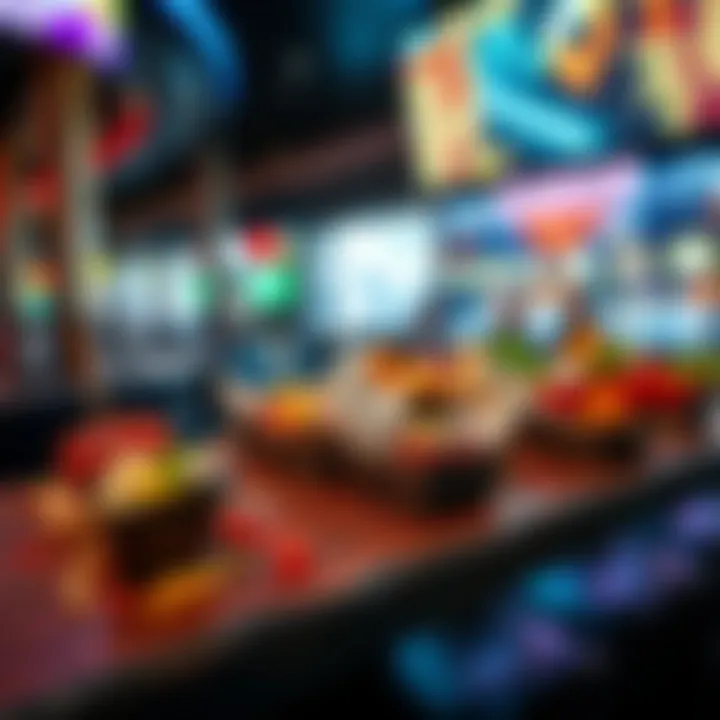 A selection of gourmet dishes served at the bar