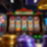 Visual representation of the Mega Joker slot interface showcasing the reels and symbols