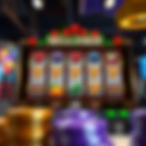 Visual representation of the Mega Joker slot interface showcasing the reels and symbols