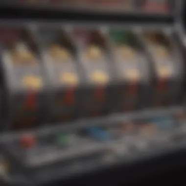 An illustration of payout percentage graphs showcasing different slot machines.