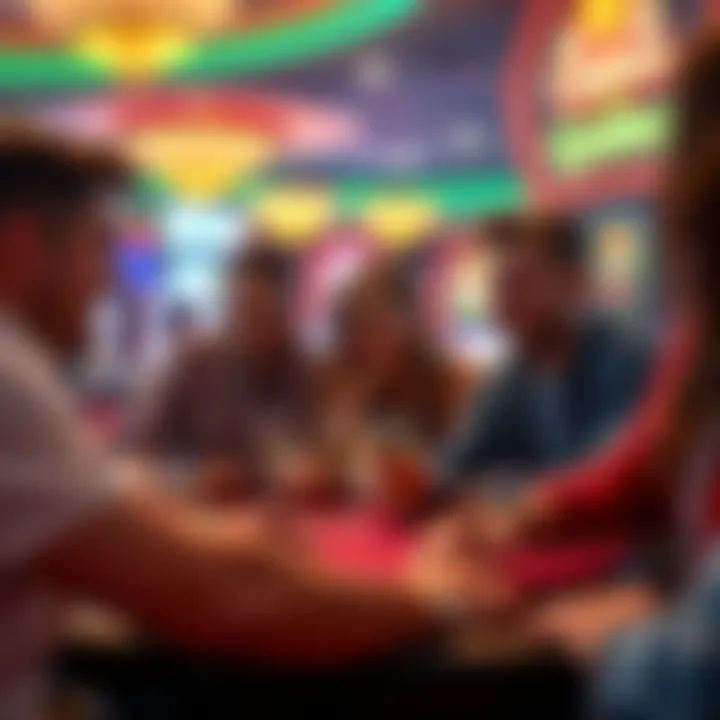 A group of friends enjoying a social gaming experience