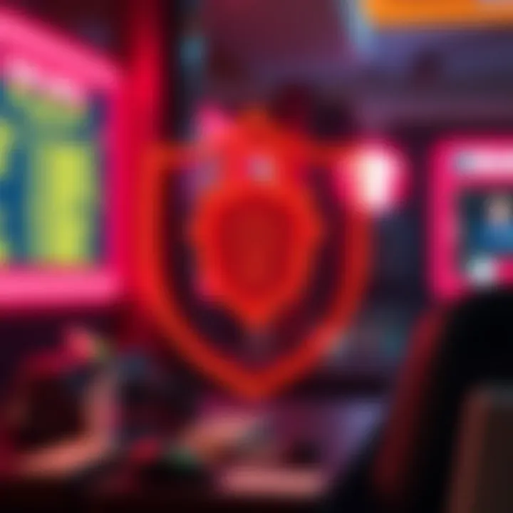 Symbolic representation of online security for lottery transactions