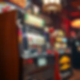 A vintage slot machine showcasing its classic design