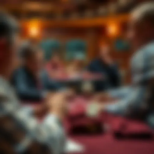 A strategic moment in Texas Hold'em