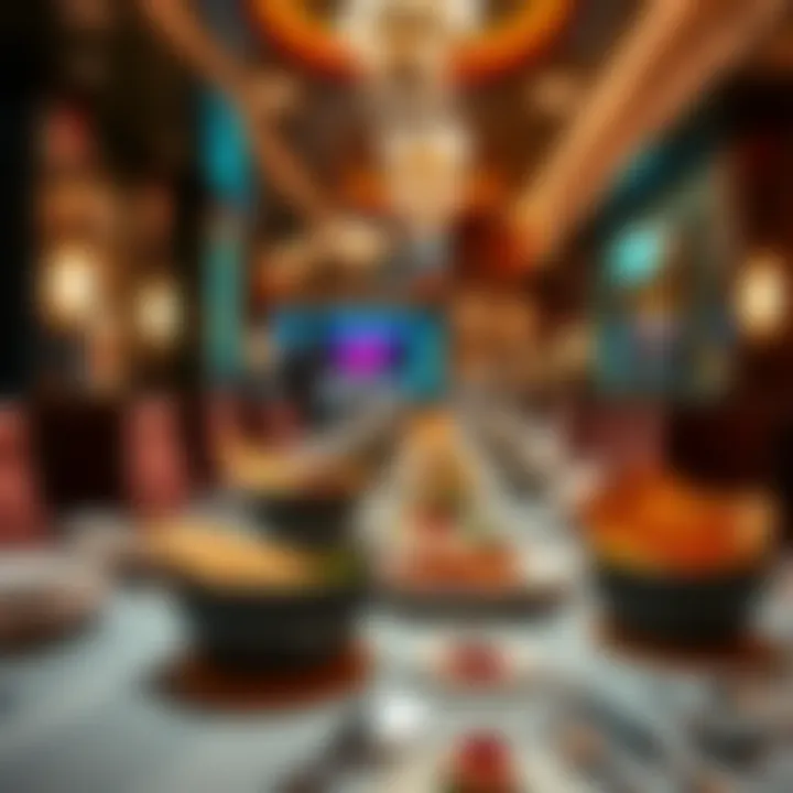 Diverse dining options featuring exquisite cuisine