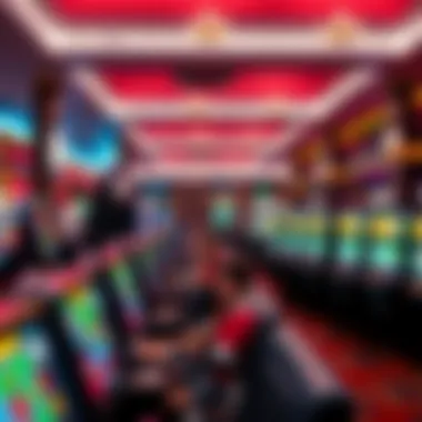 Vibrant gaming floor filled with excitement
