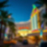 Exterior view of Tropicana Las Vegas showcasing its tropical theme