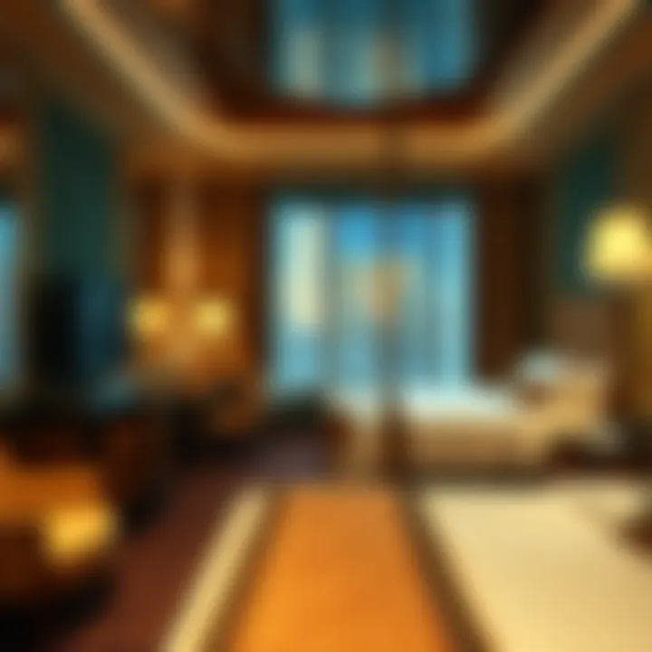 Opulent Accommodations Luxurious room interior at Tropicana Las Vegas