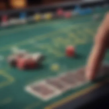 A strategic betting chart used in video blackjack.