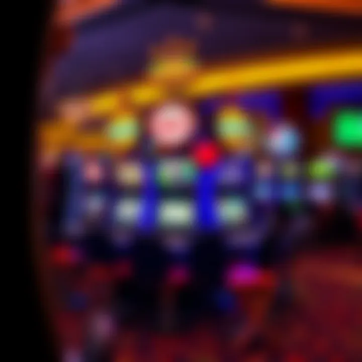 An engaging slot machine display highlighting the various gaming offerings available