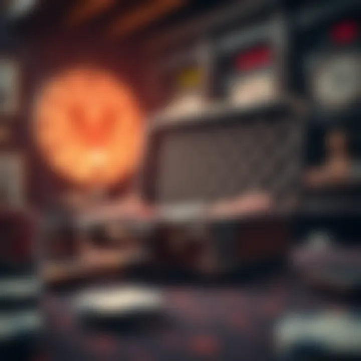 Stylish carrying case for poker set with unique design