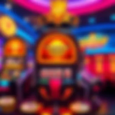 In-app feature showcase of Fortune Coin Slot Machine App