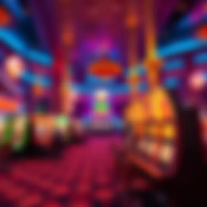 Exciting gaming floor filled with vibrant atmosphere