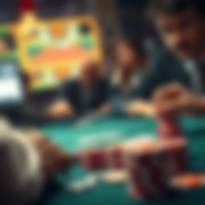 Comparison of traditional poker methods and digital tools