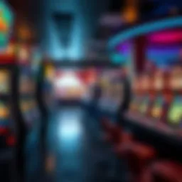 Interior view of Hollywood Slots showcasing gaming machines