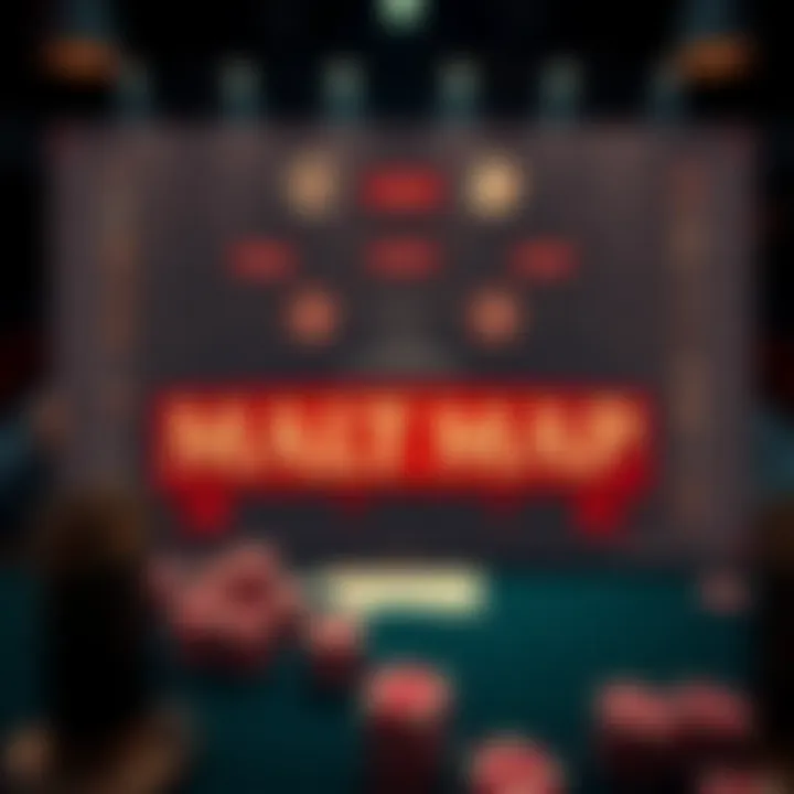 A strategic mind map illustrating poker strategies.