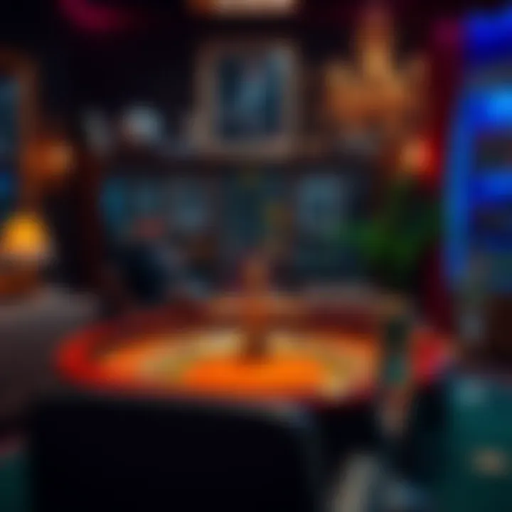 Elegant décor for an immersive roulette experience