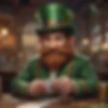 Thematic symbols associated with the Lucky Leprechaun game