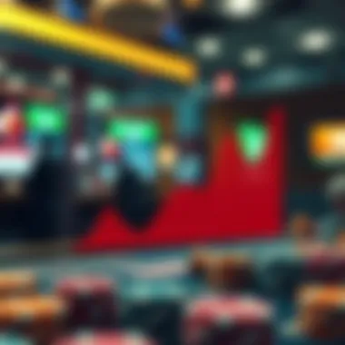 Graph illustrating market trends