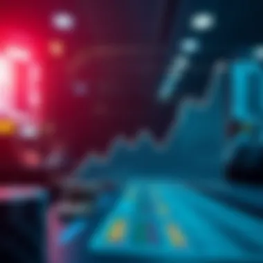 Graph showing the evolution of betting odds