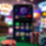 User interface of the Miami Valley Gaming App showcasing its vibrant design