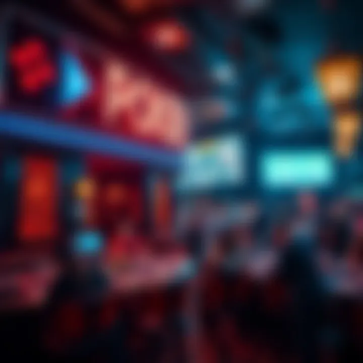 A renowned Chicago poker venue bustling with excitement