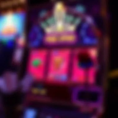 A casino slot machine with vibrant graphics and free spins in action