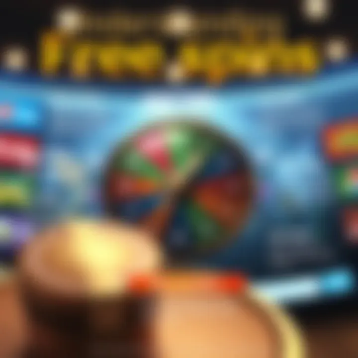 An infographic illustrating types of free spins and their benefits