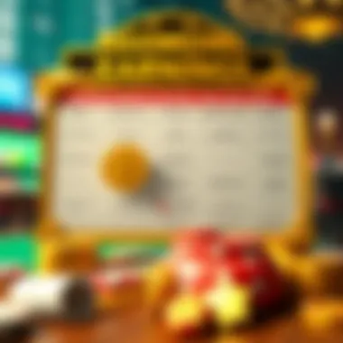 A strategy chart outlining approaches for maximizing free spins earnings