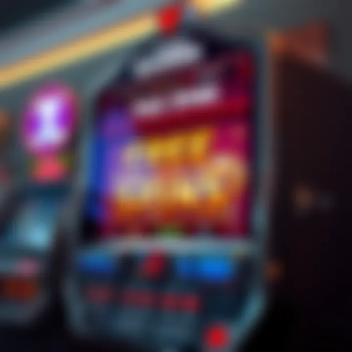 A digital slot machine displaying free spins