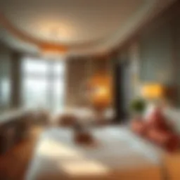 Luxurious suite at Foxwoods Casino