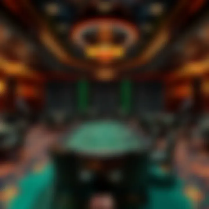 Luxurious poker room ambiance at Parx Casino